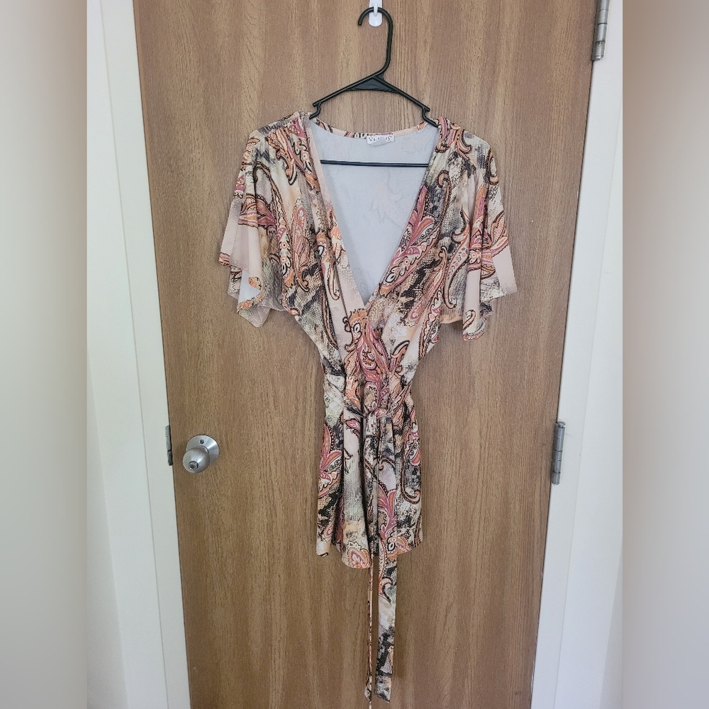 Paisley Pattern Romper